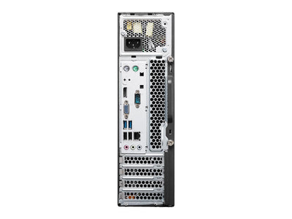 Certified Refurbished 2018 Lenovo ThinkCenter M79 SFF AMD A46300B 3.70GHz, 8GB DDR3, Brand New 240GB SSD, DVD, WIFI, Bluetooth 4.0, HDMI, USB 3.0, VGA, DisPlayPort, Windows 10 Home 64 Bits