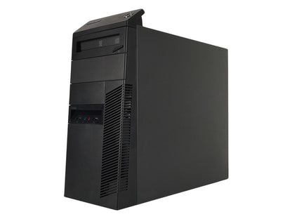 Certified Refurbished 2018 Lenovo ThinkCenter M81 TW Intel i5 2400 3.10GHz, 12GB DDR3, Brand New 240GB SSD, DVD, WIFI, BT 4.0, HDMI, VGA, DisPlayPort, Windows 10 Professional 64 Bits