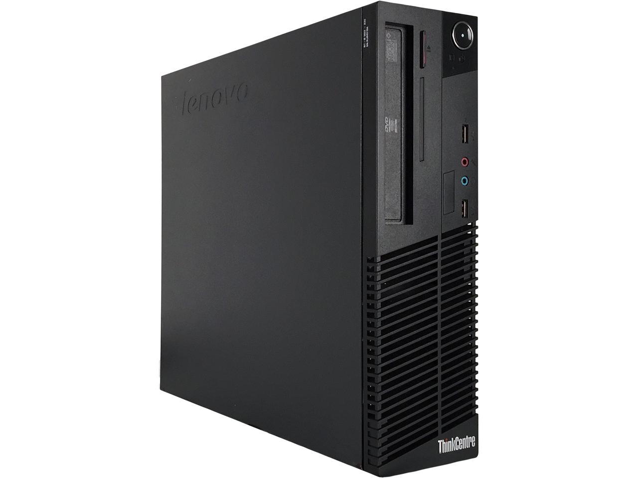 Certified Refurbished Lenovo M82P SFF Intel Core i3 3220 3.30GHz, 12GB DDR3, Brand New 120GB SSD + 500GB HDD, DVD, 1GB Video Card, WIFI, BT 4.0, HDMI, USB 3.0, VGA, DisPlayPort, Windows 10 Home 64 Bit