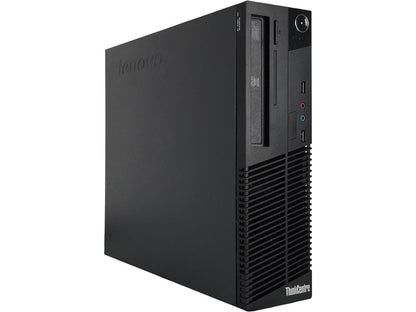 Certified Refurbished Lenovo M82P SFF Intel Core i3 3220 3.30GHz, 12GB DDR3, Brand New 120GB SSD + 500GB HDD, DVD, 1GB Video Card, WIFI, BT 4.0, HDMI, USB 3.0, VGA, DisPlayPort, Windows 10 Home 64 Bit
