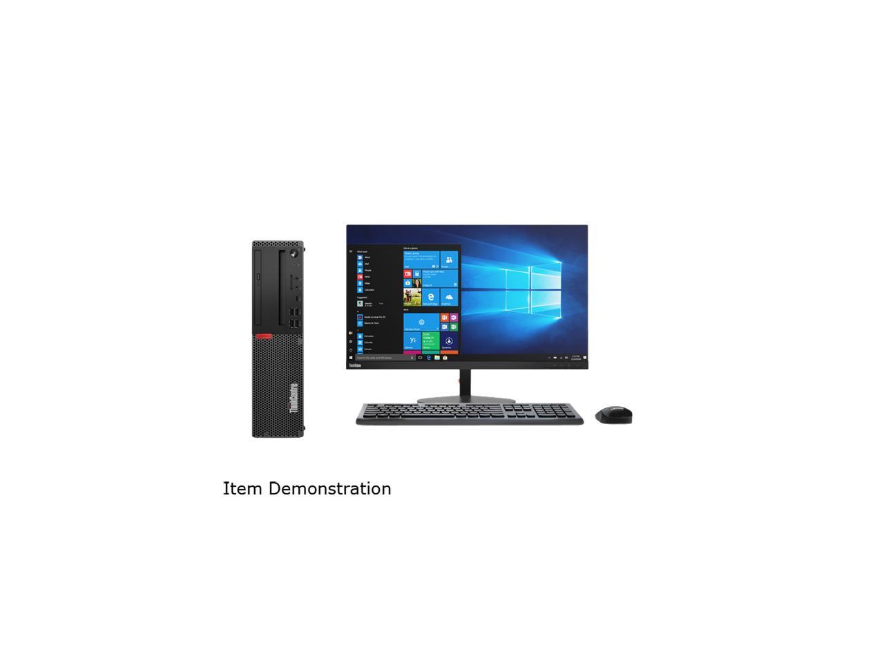 ThinkCentre Desktop Computer M920 Intel Core i7 8th Gen 8700 (3.20 GHz) 8 GB 256 GB SSD Intel UHD Graphics 630 Windows 10 Pro 64-Bit
