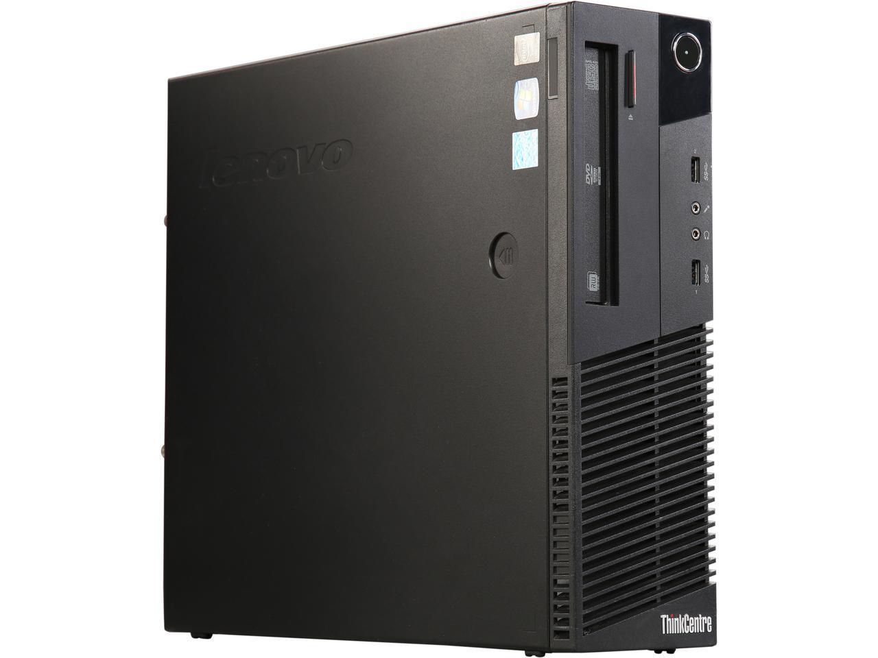 Lenovo Grade A Desktop Computer ThinkCentre M93P Intel Core i5 4th Gen 4570 (3.20 GHz) 16 GB DDR3 240 GB SSD Windows 10 Pro 64-bit