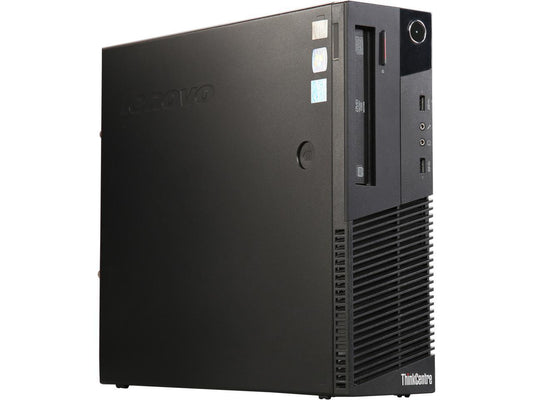 Lenovo Grade A Desktop Computer ThinkCentre M93P Intel Core i5 4th Gen 4570 (3.20 GHz) 16 GB DDR3 240 GB SSD Windows 10 Pro 64-bit