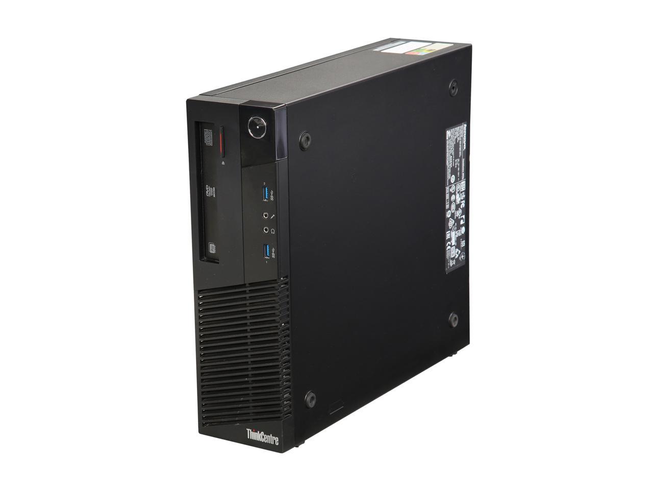 Lenovo Grade A Desktop Computer ThinkCentre M93P Intel Core i5 4th Gen 4570 (3.20 GHz) 16 GB DDR3 240 GB SSD Windows 10 Pro 64-bit