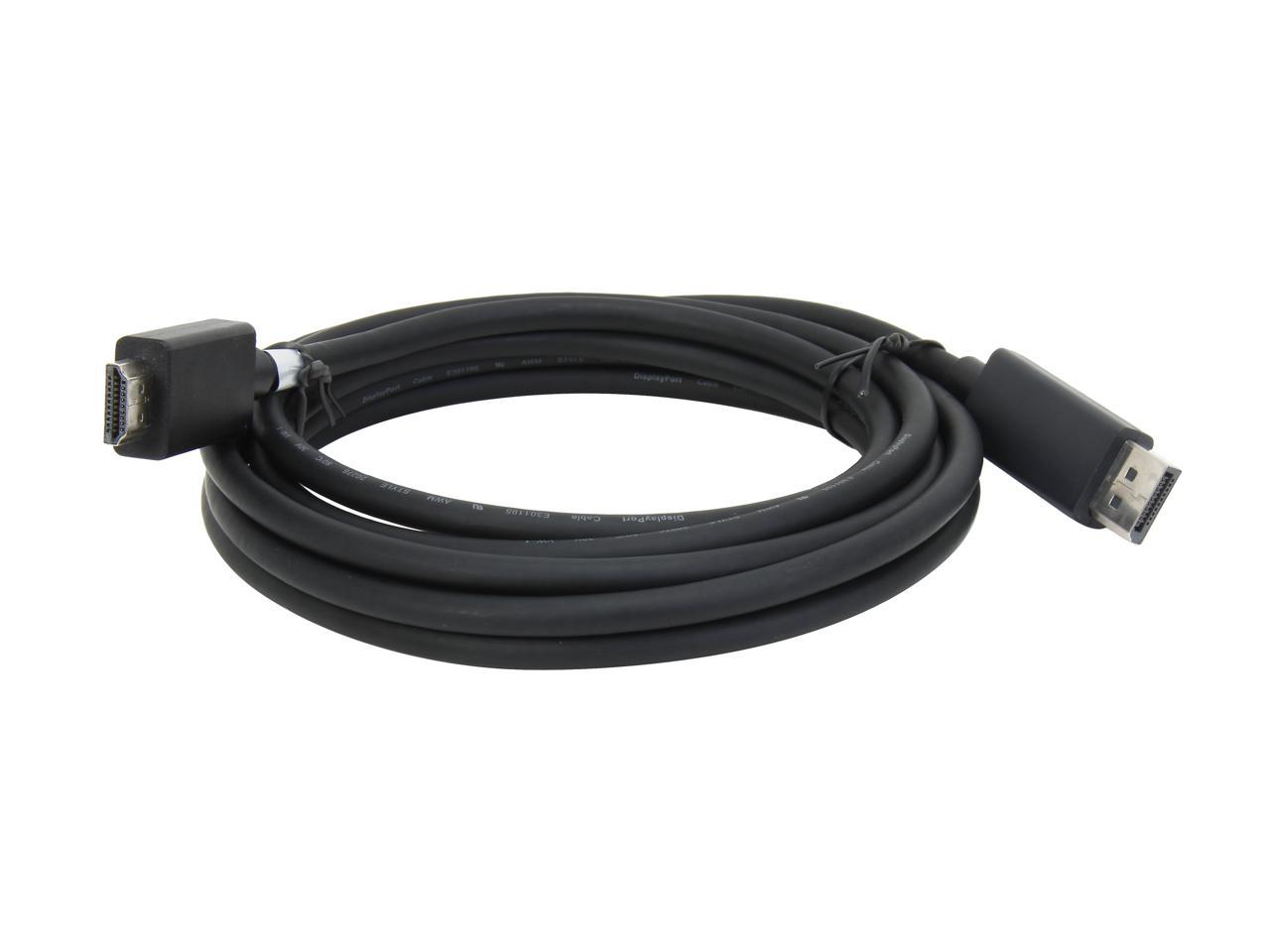C2G 54327 DisplayPort to HDMI Adapter Cable M/M, TAA Compliant, Black (10 Feet, 3.04 Meters)