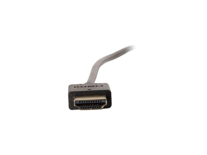 C2G 41361 Ultra Flexible 4K UHD High Speed HDMI Cable (60Hz) with Low Profile Connectors, Black (1 Foot, 0.30 Meters)