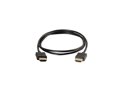 C2G 41364 4K UHD Ultra Flexible High Speed HDMI Cable (60Hz) with Low Profile Connectors, Black (6 Feet, 1.82 Meters)