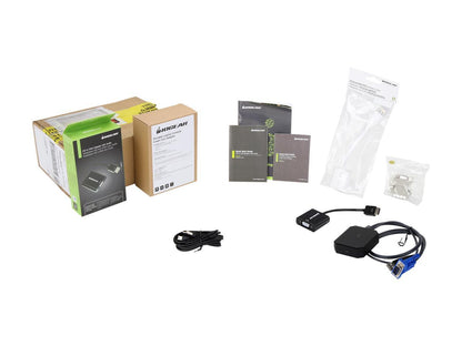 IOGEAR GUC211VKIT Portable Console Crash Cart Adapter DisplayPort to VGA adapterHDMI to VGA adapterDVI to VGA adapter Portable Laptop Console Crash Cart Adapter IT Kit