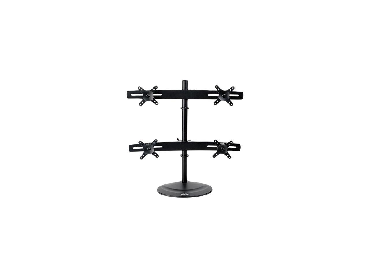 TRIPP LITE DDR1026MQ Black 10" - 26" Quad Display TV LCD Desk Mount Swivel Tilt Flat Screen