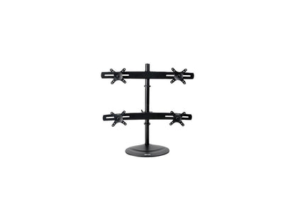 TRIPP LITE DDR1026MQ Black 10" - 26" Quad Display TV LCD Desk Mount Swivel Tilt Flat Screen