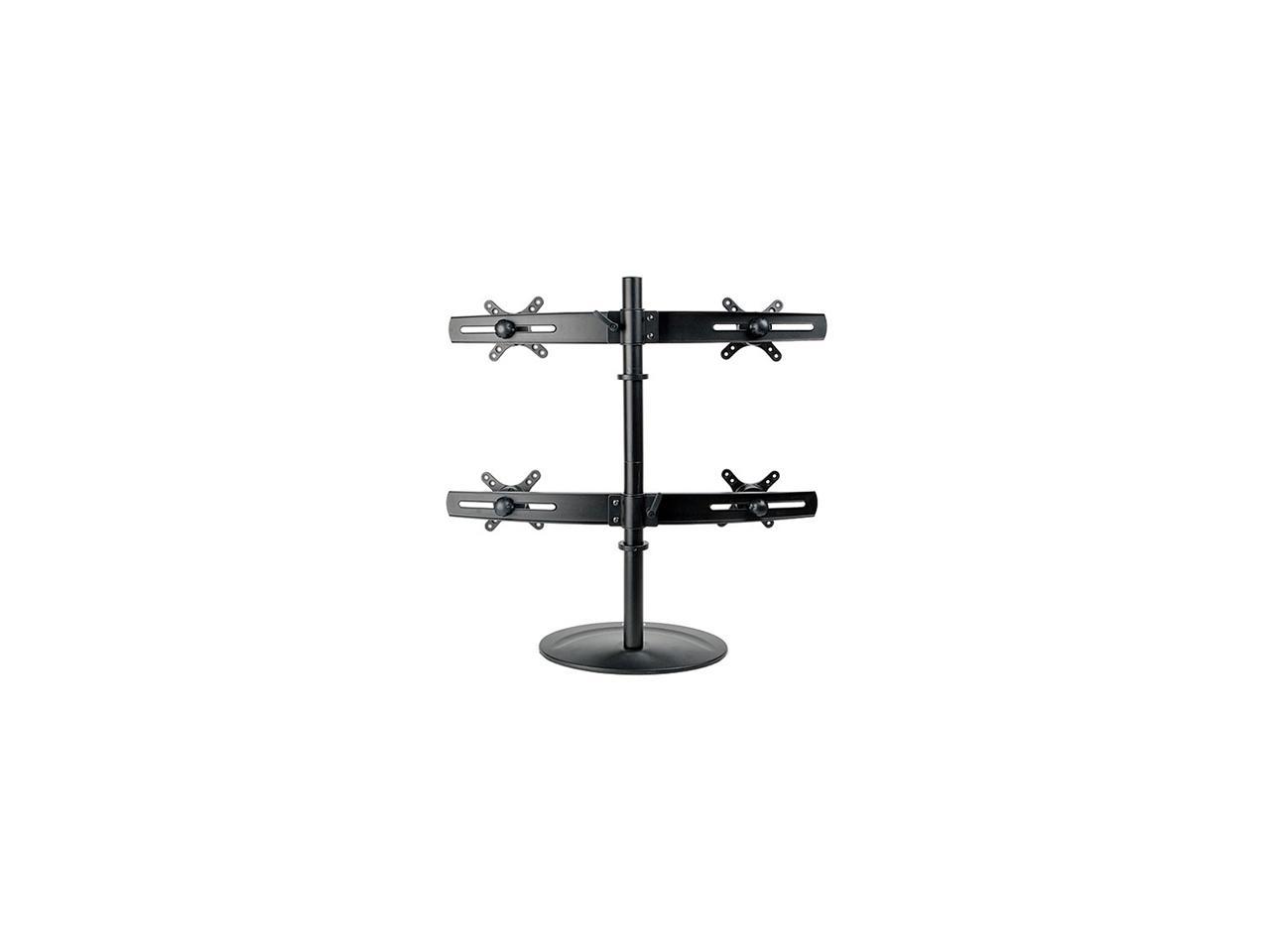 TRIPP LITE DDR1026MQ Black 10" - 26" Quad Display TV LCD Desk Mount Swivel Tilt Flat Screen