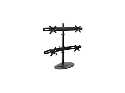 TRIPP LITE DDR1026MQ Black 10" - 26" Quad Display TV LCD Desk Mount Swivel Tilt Flat Screen