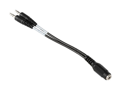 Tripp Lite P318-06N-FMM 6" Audio Headset Splitter Adapter 4 Position 2x 3 Position 3.5mm Female to Male