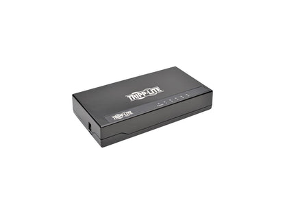 Tripp Lite 5-Port Gigabit Ethernet Switch, Desktop, Unmanaged Network Switch, 10/100/1000 Mbps, RJ45, Plastic Housing (NG5P)