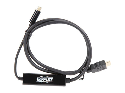 Tripp Lite USB C to HDMI Adapter Converter Cable UHD 4K Type C to HDMI 3ft (U444-003-H)