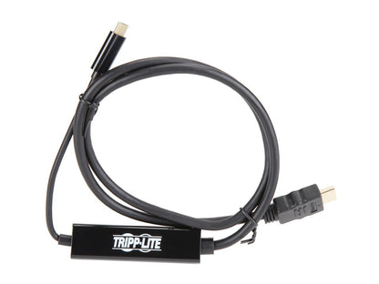 Tripp Lite USB C to HDMI Adapter Converter Cable UHD 4K Type C to HDMI 6ft (U444-006-H)