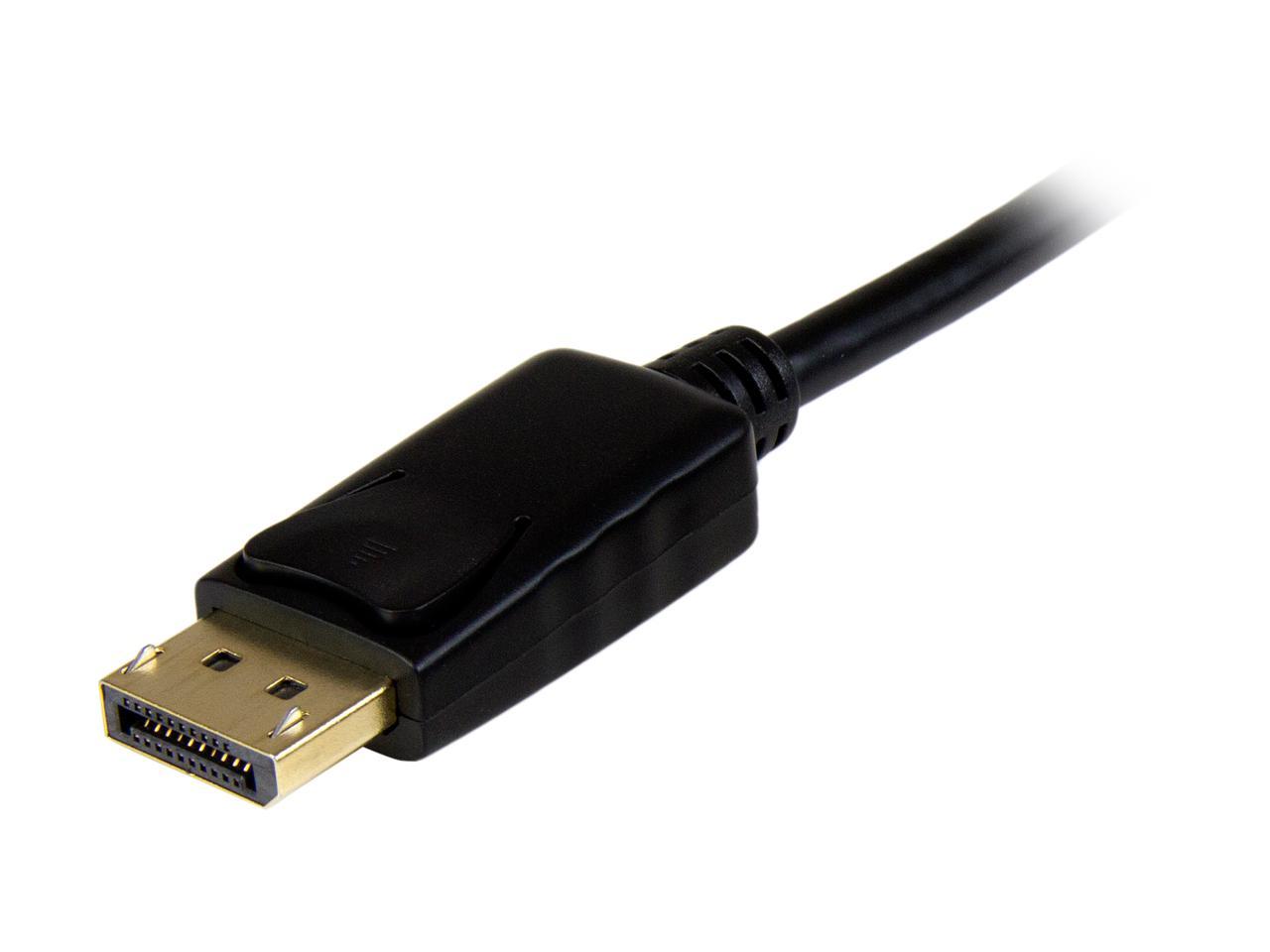 StarTech.com DP2HDMM2MB DisplayPort to HDMI converter cable - 6.5 ft (2m) - DP to HDMI adapter with built-in cable - (M / M) Ultra HD 4K