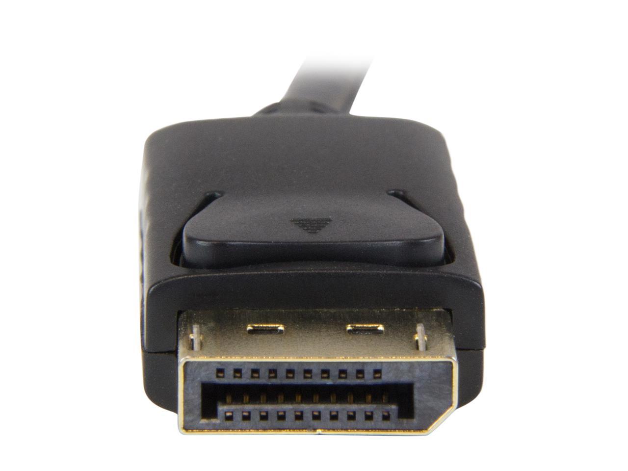StarTech.com DP2HDMM2MB DisplayPort to HDMI converter cable - 6.5 ft (2m) - DP to HDMI adapter with built-in cable - (M / M) Ultra HD 4K