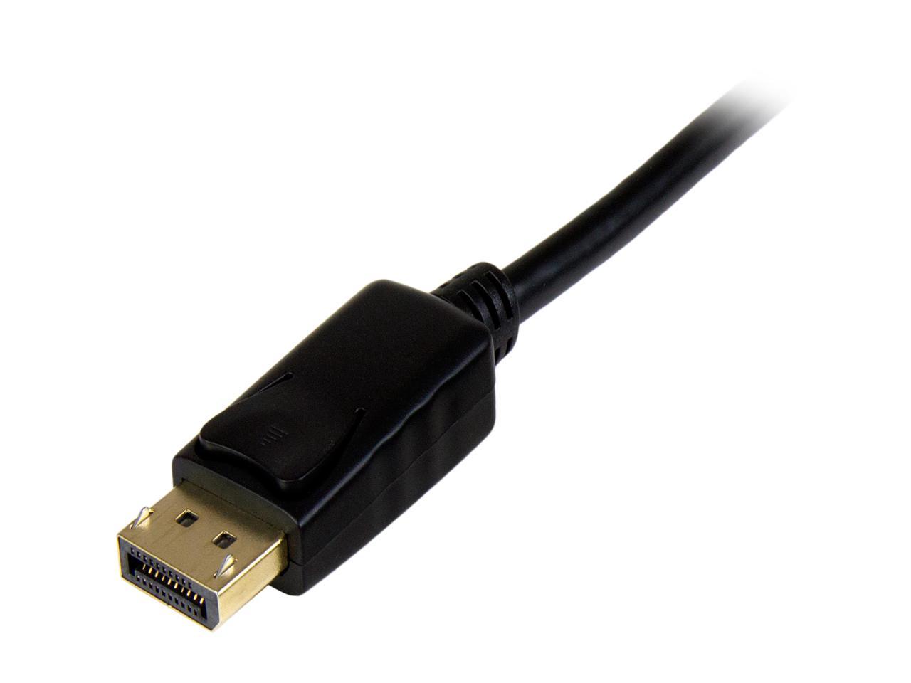 StarTech.com DP2HDMM5MB 16 ft. Black 1 x DisplayPort male to 1 x HDMI 19pin male DisplayPort to HDMI Converter Cable - 4K Male to Male