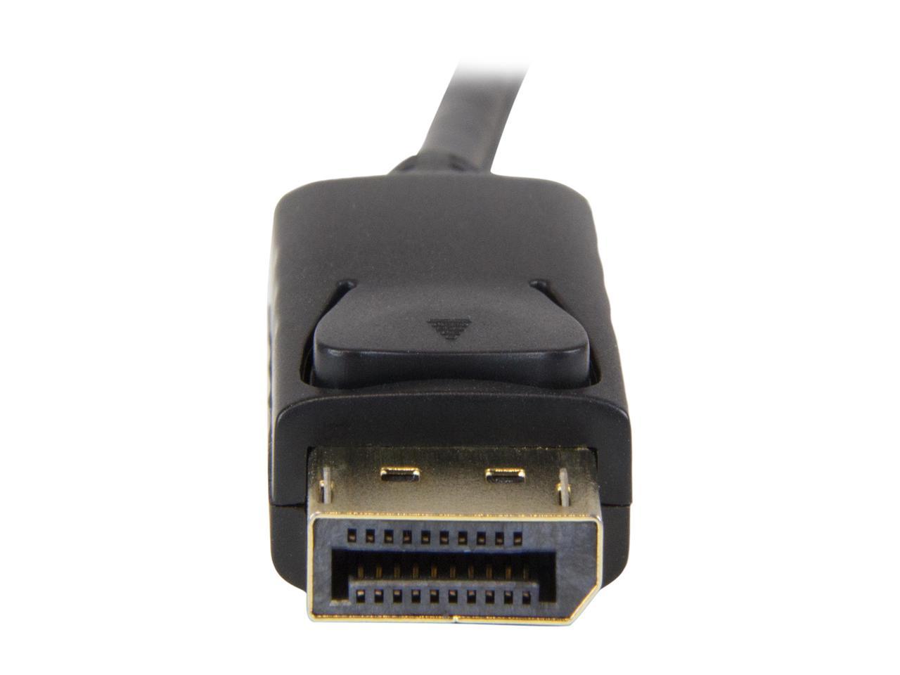 StarTech.com DP2HDMM5MB 16 ft. Black 1 x DisplayPort male to 1 x HDMI 19pin male DisplayPort to HDMI Converter Cable - 4K Male to Male