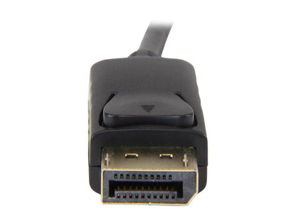 StarTech.com DP2HDMM5MB 16 ft. Black 1 x DisplayPort male to 1 x HDMI 19pin male DisplayPort to HDMI Converter Cable - 4K Male to Male