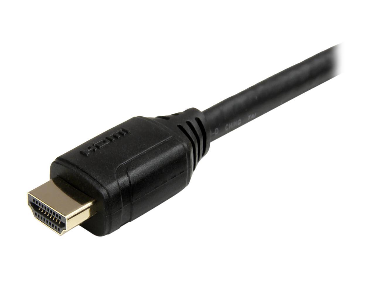 StarTech HDMM1MP 1m 3 ft Premium High Speed HDMI Cable with Ethernet - 4K 60Hz - Premium Certified HDMI Cable - HDMI 2.0 - 30AWG