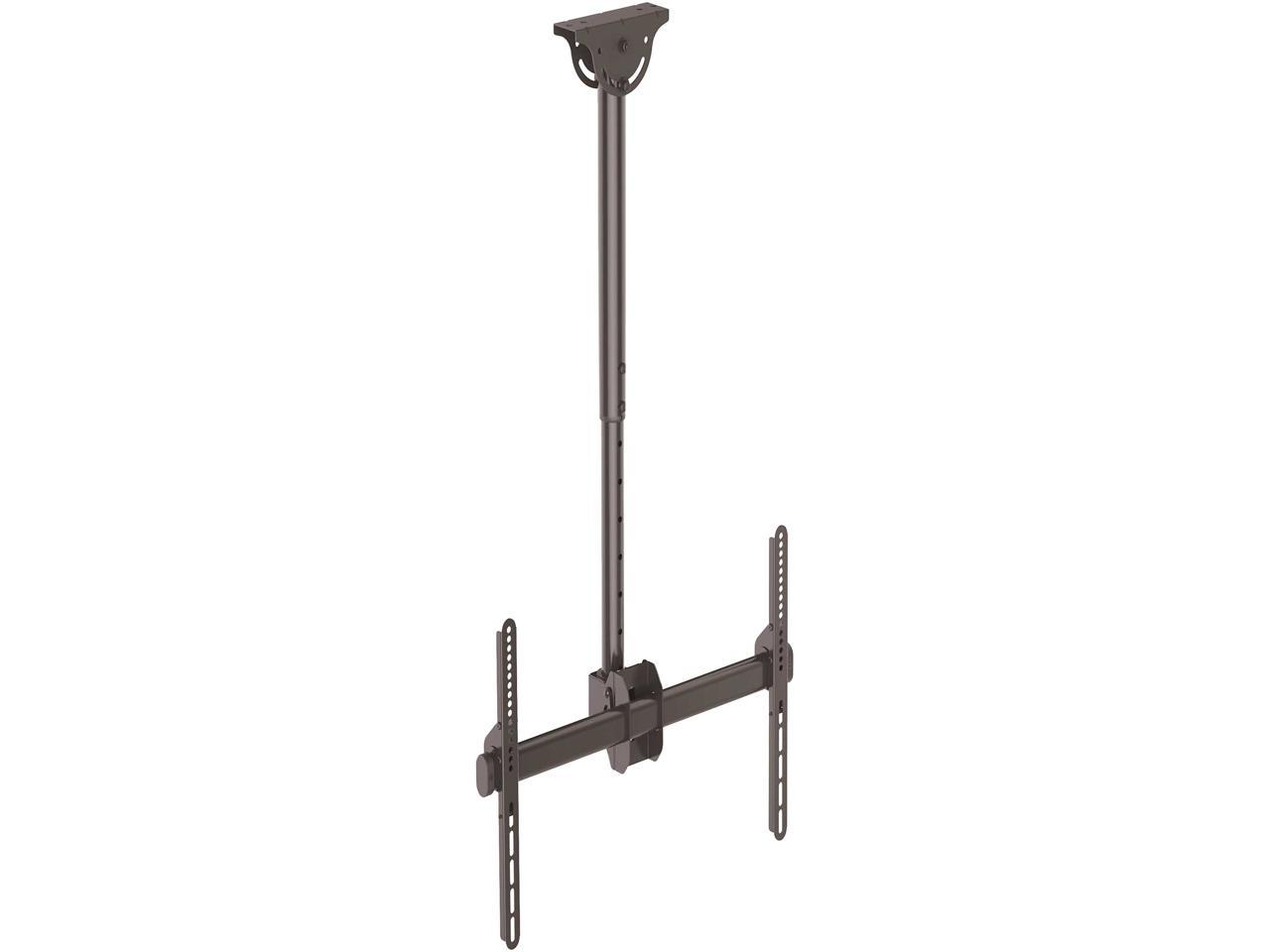 StarTech.com FPCEILPTBSP Ceiling TV Mount - 1.8' to 3' Short Pole - Full Motion - For 32 to 75" Displays - Display Ceiling Mount - Pull Down TV Mount