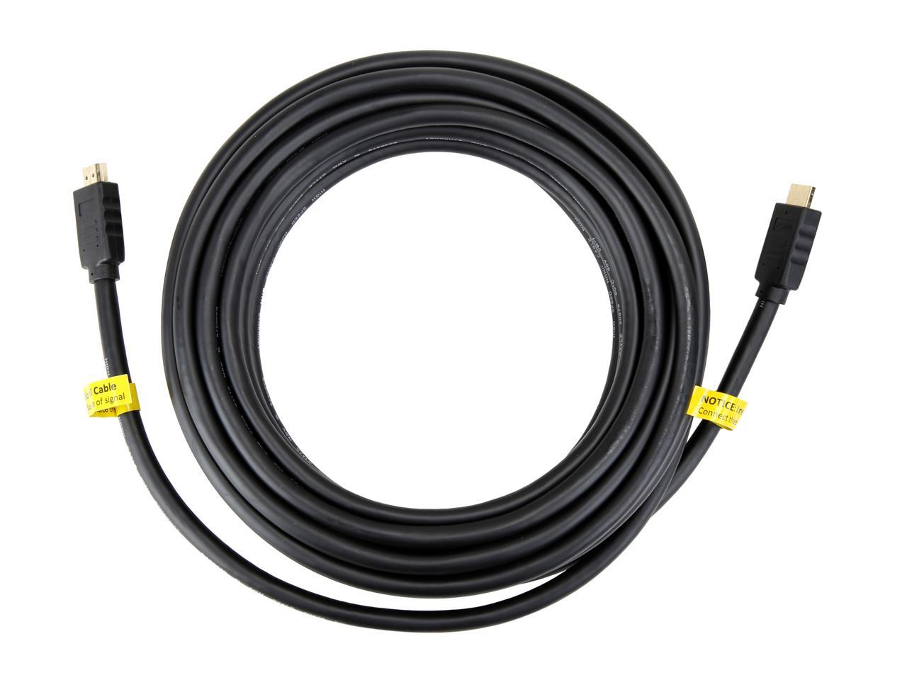 StarTech.com HD2MM10MA CL2 HDMI Cable - 30 ft / 10m - Active - High Speed - 4K HDMI Cable - HDMI 2.0 Cable - In Wall HDMI Cable with Ethernet