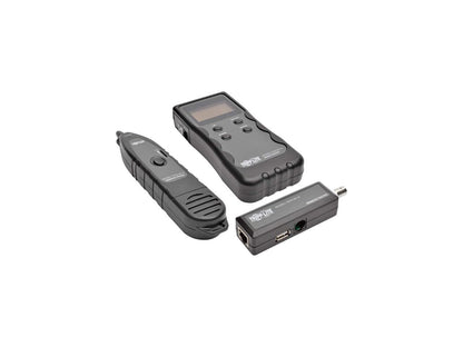 Tripp Lite Multi-Function Cable Tester with Wire Tracker for RJ45, RJ11, BNC, USB (T010-001-K)
