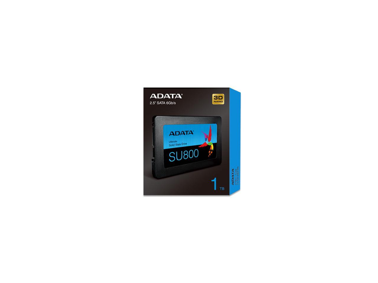 ADATA Ultimate SU800 1TB 3D NAND 2.5 Inch SATA-III Internal Solid State Drive (ASU800SS-1TT-C)