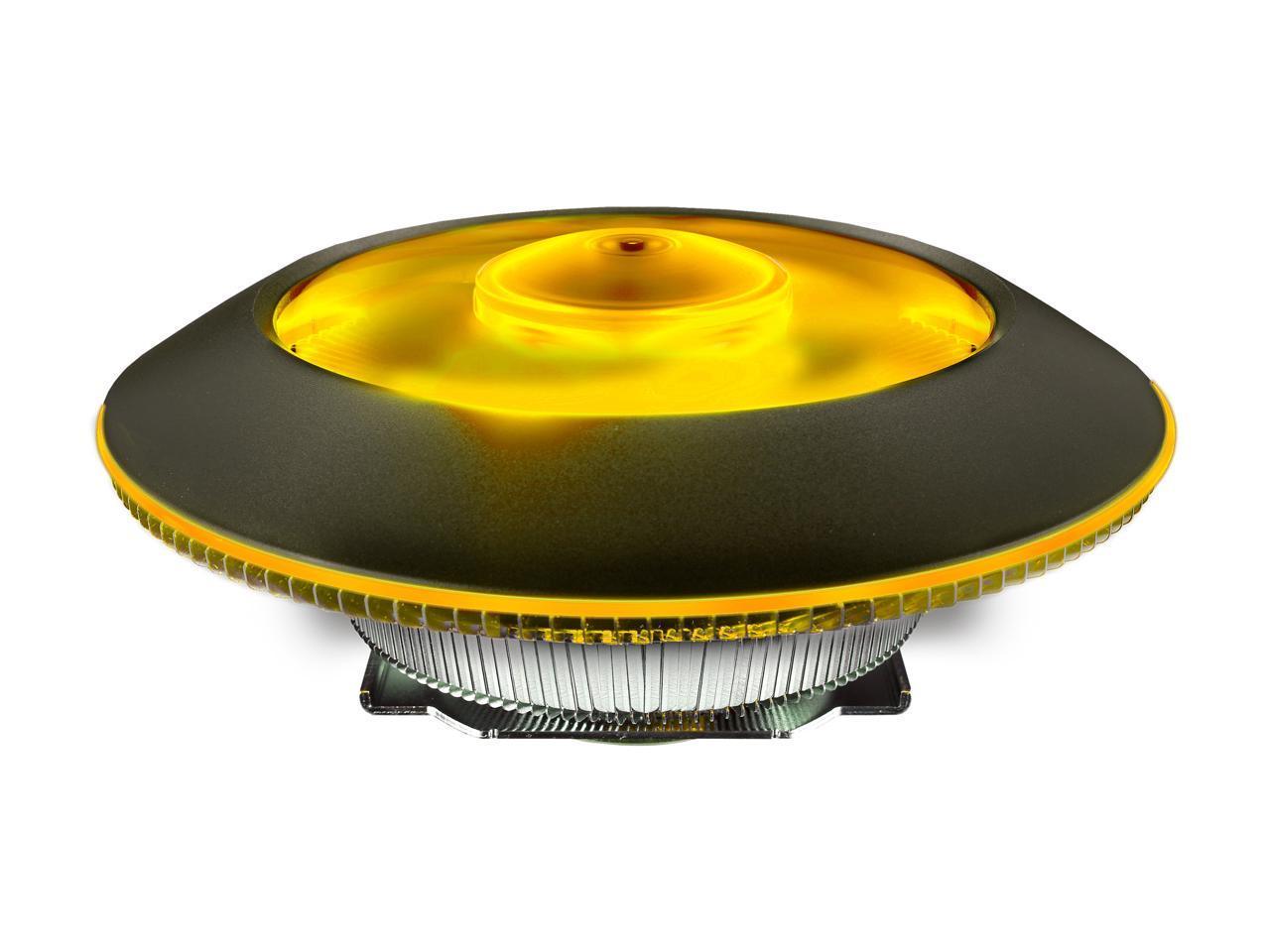 Cooler Master MasterAir G100M RGB Top Down Low Profile Mini ITX CPU Air Cooler, Copper Heat Column Base, Aluminum Fins, 92mm RGB Ring Fan, RGB Lighting for AMD Ryzen/Intel LGA1200/1151