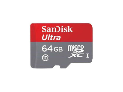 SanDisk 64GB microSDXC Flash Memory Model SDSQUNC-064G-AN6MA