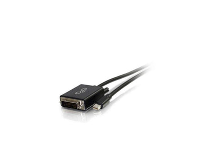 C2G 54335 C2G 6ft Mini DisplayPort Male to Single Link DVI-D Male Adapter Cable - Black - DisplayPort/DVI-D for Monitor, Notebook, Tablet - 6 ft - 1 x Mini DisplayPort Male Digital Audio/Video - 1 x
