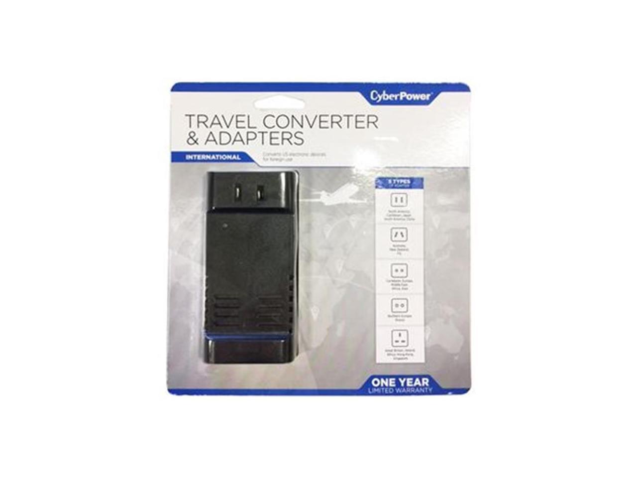 CYBERPOWER SYSTEMS USA TRB1L1 TRAVEL ADAPTER 100-240V IN/OUT