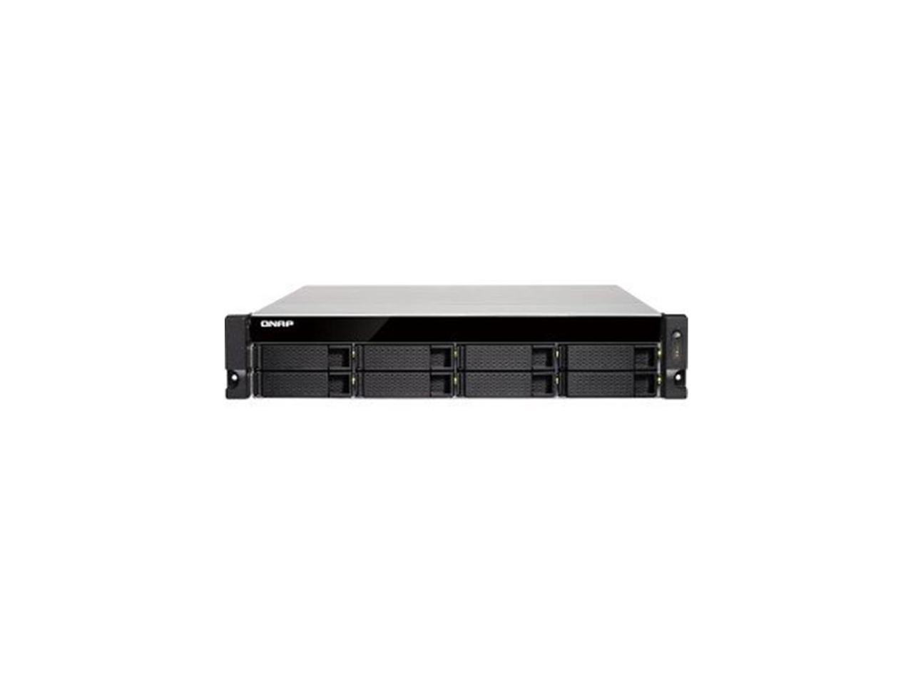 QNAP TS-1273U-RP-16G-US 2U 12-Bay NAS/iSCSI IP-SAN, 10GbE, Redundant PSU