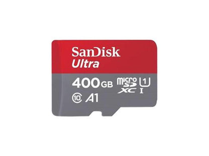 SanDisk - SDSQUAR-400G-AN6MA - SanDisk Ultra 400 GB Class 10/UHS-I (U1) microSDXC - 100 MB/s Read - 10 Year Warranty