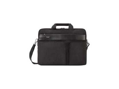 Targus Lomax Carrying Case (Briefcase) for 16" Notebook, Ultrabook, Accessories, Document, iPad, Tablet, Digital Text Reader - Black