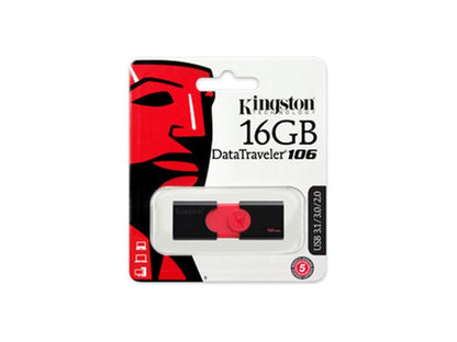 Kingston Digital DT106/16GB USB 3.0 DataTraveler 106 Flash Drive Type-A USB