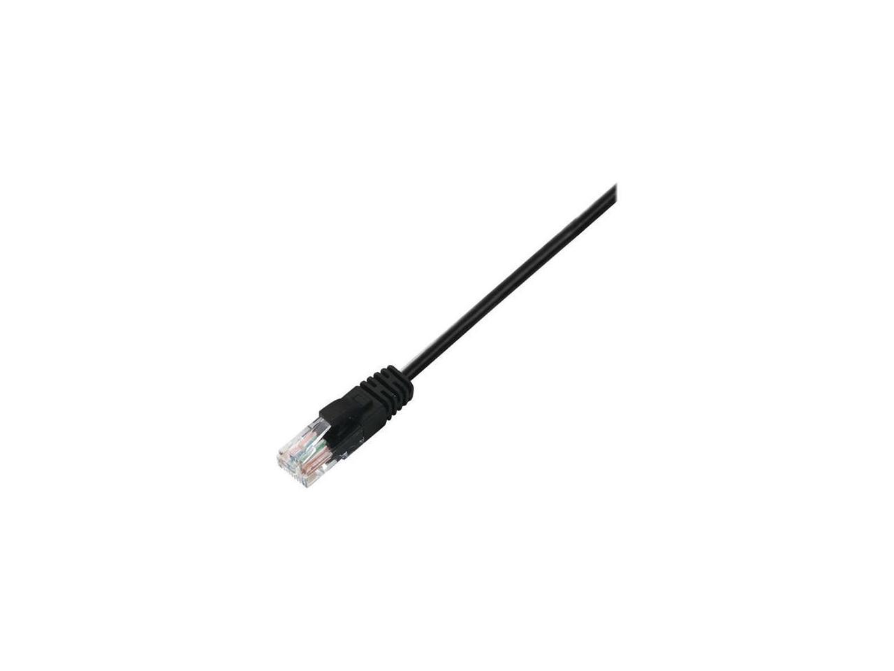 V7 V7CAT5UTP-01M-BLK-1N RJ45 - CAT5E Network Cable UTP, 1m, Black