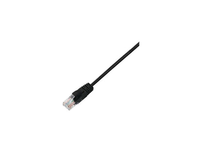 V7 V7CAT5UTP-01M-BLK-1N RJ45 - CAT5E Network Cable UTP, 1m, Black
