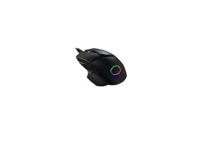 Cooler Master MM830 Gaming Mouse with 24, 000 DPI Sensor, Hidden D-Pad Buttons, 4-Zone RGB, and Precision Wheel