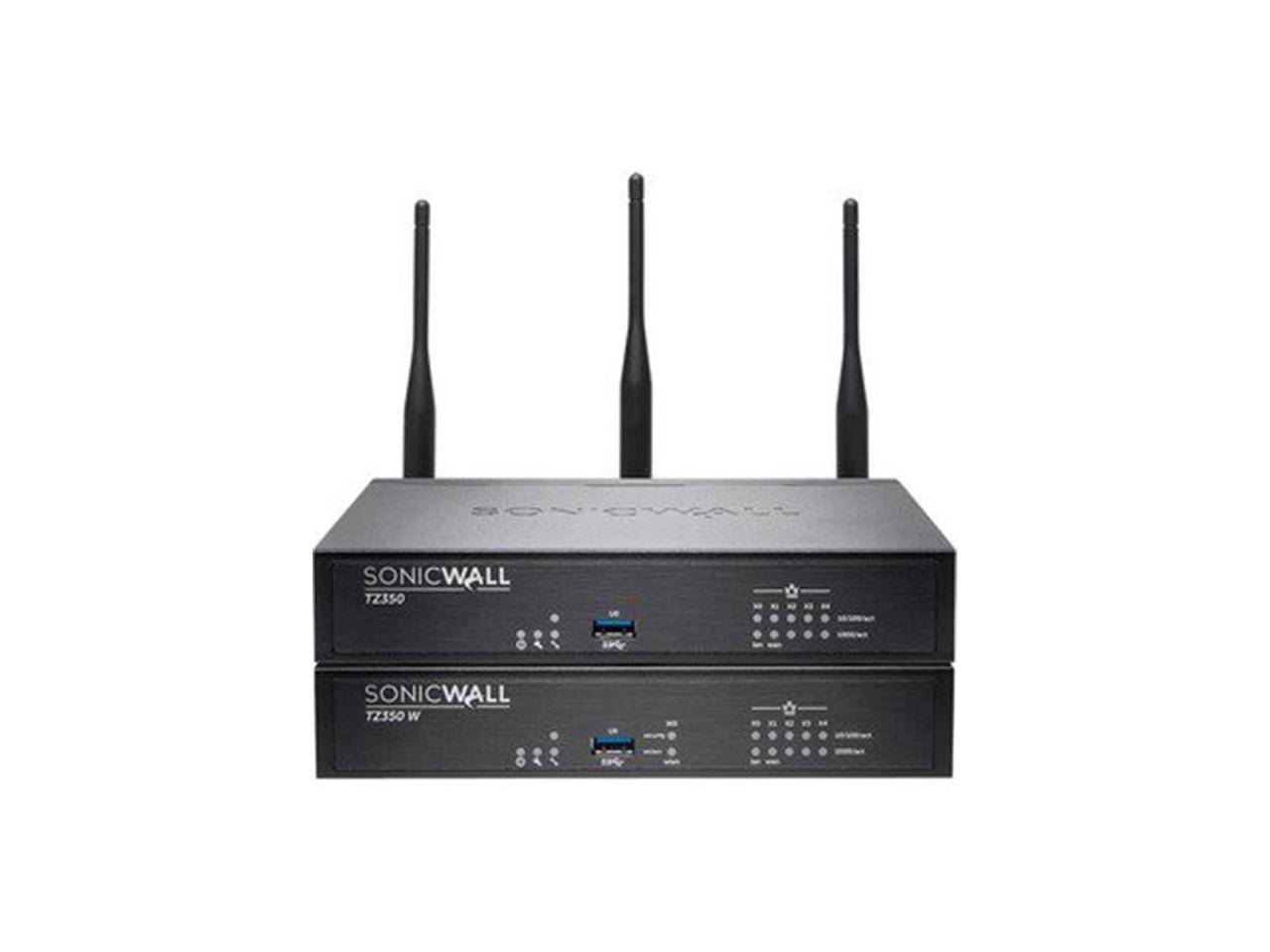 SonicWALL - 02-SSC-1855 - SonicWall TZ350W Network Security/Firewall Appliance - 5 Port - 1000Base-T - Gigabit Ethernet