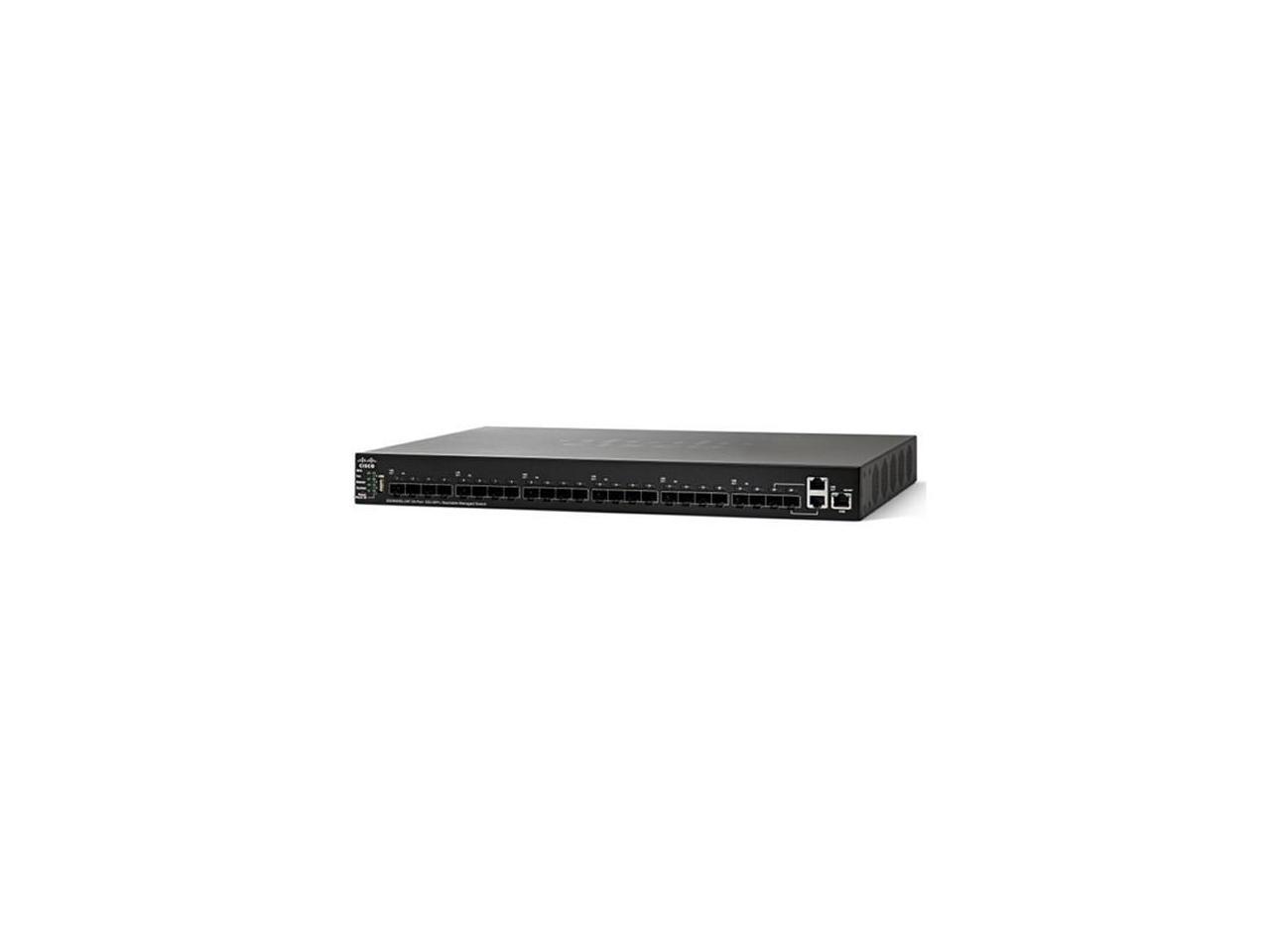 Cisco SX550X-24F 24-Port 10G SFP+ Stackable Managed Switch