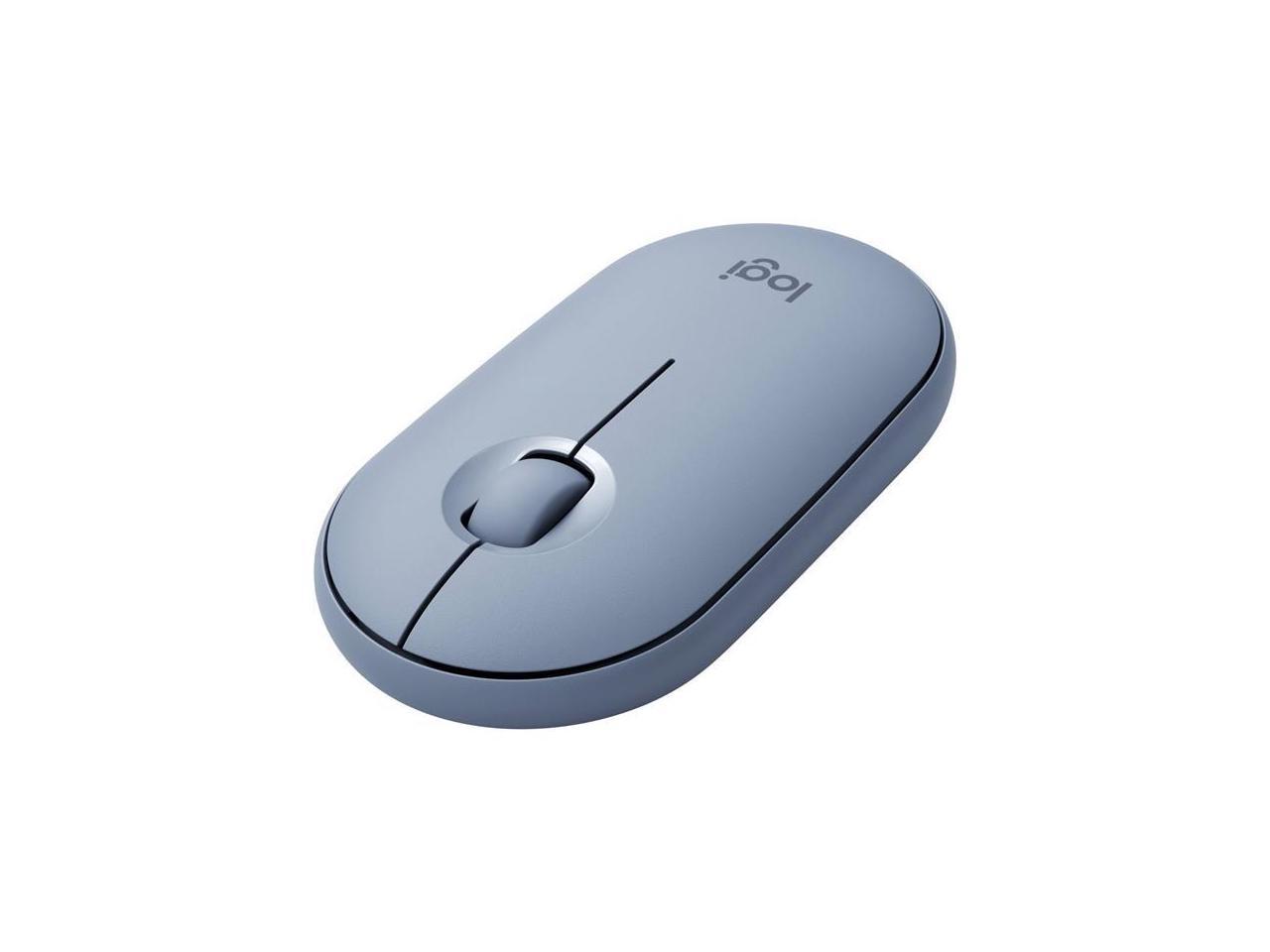 Logitech PEBBLE M350 910-005773 Blue Grey 3 Buttons 1 x Wheel Dual (RF / Bluetooth Wireless) Optical 1000 dpi Mouse