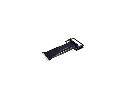 LIAN LI O11D-1X-4 Premium PCI-E 4.0 Black Extender Riser Cable 200mm and Cover Bracket for PC-O11D and PC-O11AIR