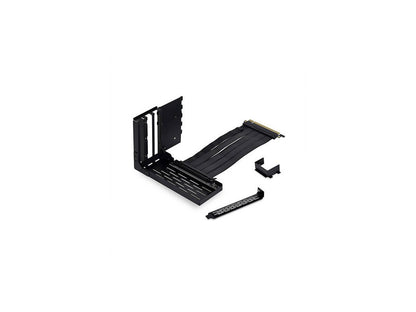 Lian-Li O11DE-1X Vertical Graphics Card Holder for O11 Dynamic EVO Black , PCI-E 4.0 Riser Cable Included ---O11DE-1X