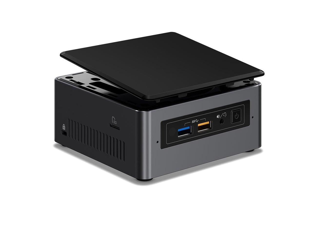 INTEL NUC 7 HOME MINI PC (NUC7I3BNHXF) - Core i3-7100U, 4 GB RAM, 1 TB HDD, 16 GB Optane, Windows 10 Home