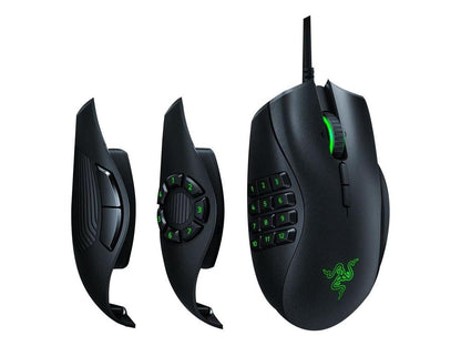 Razer Naga Trinity MOBA / MMO Gaming Mouse - 16,000 DPI 5G Optical Sensor