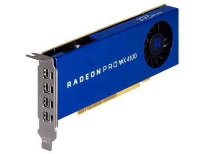 HP Z0B15AT Amd Radeon Pro Wx 4100 - Graphics Card - Radeon Pro Wx 4100 - 4 Gb Gddr5 - Pcie 3.0 X16 Low Profile - 4 X Mini Displayport - Promo - For Workstation Z240