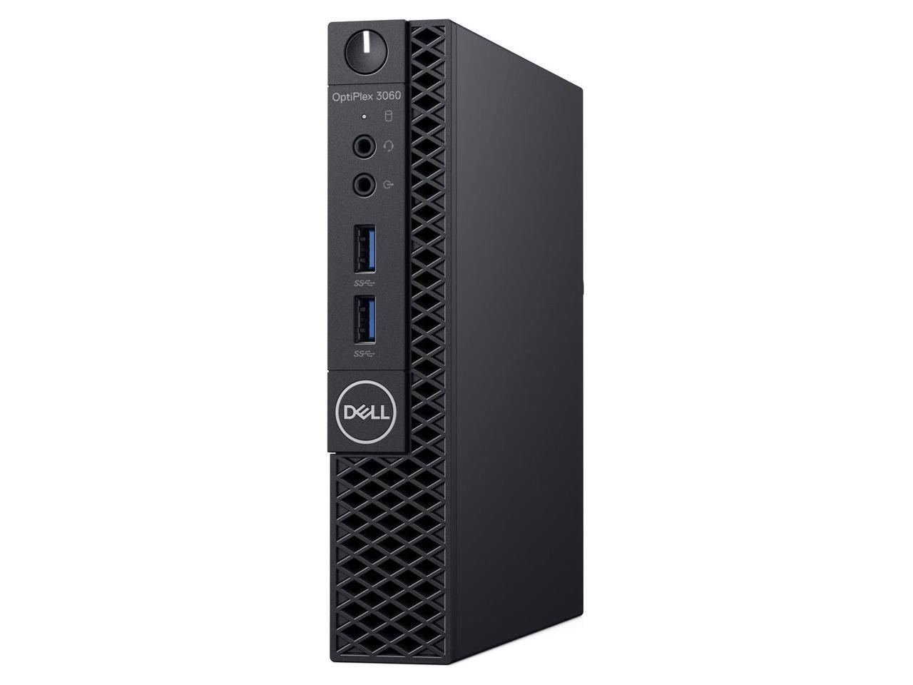 DELL Desktop Computer OptiPlex 3060 (XKF5K) Intel Core i5 8th Gen 8500T (2.10 GHz) 8 GB DDR4 256 GB M.2 SATA SSD Intel UHD Graphics 630 Windows 10 Pro 64-bit